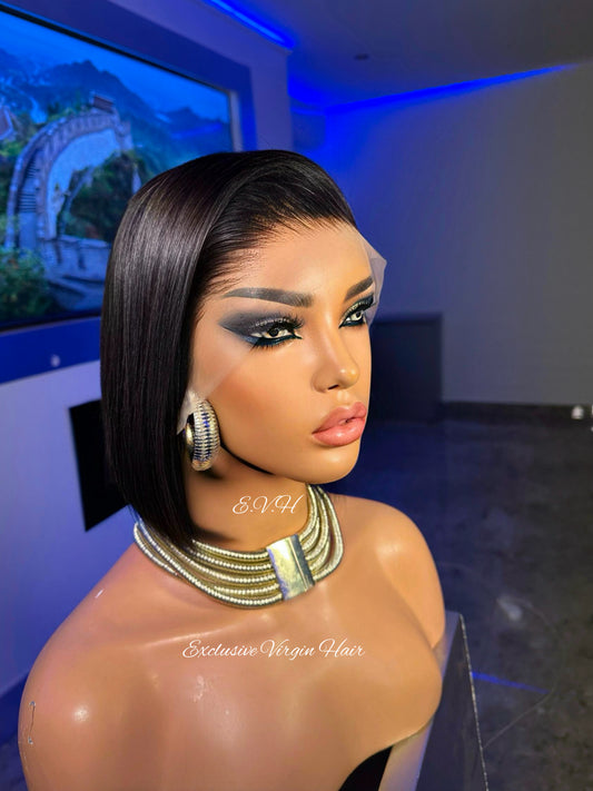 PERUVIAN HAIR FULL FRONTAL BOB WIGS
